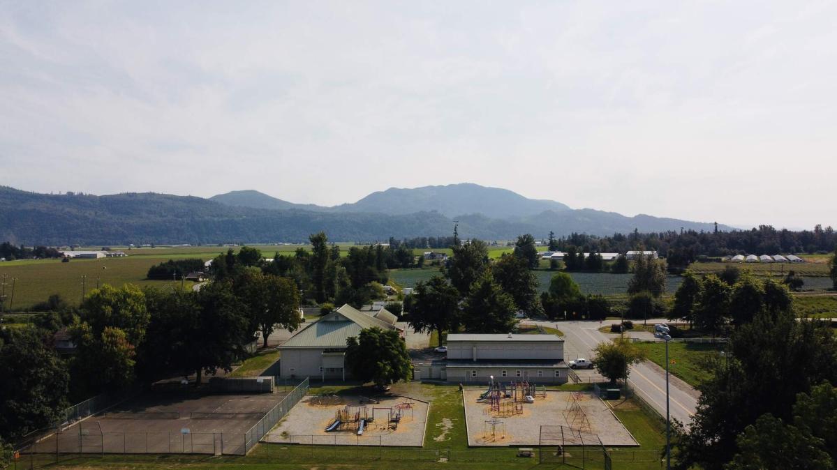 Semath Elementary Ariel view of school