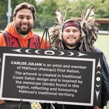 Carlos Julian and Ronald Francis Modeste from Máthxwi First Nation 