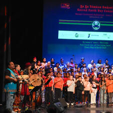 Students more singing